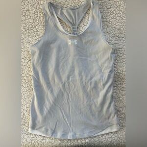 Under armour gray tank -size youth Medium